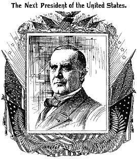 Why did William McKinley win the election of 1896?