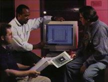 picture of Gary May and students
